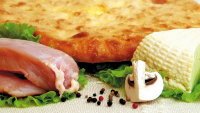 Осетинский пирог с курицей, сыром и грибами в Москве